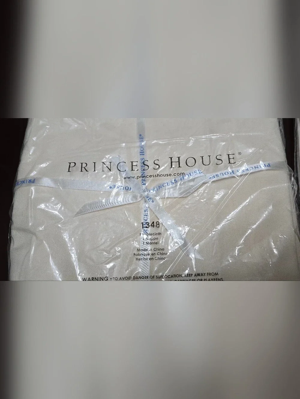 NWT Princess House Abington Damask Bundle: 1348 Tablecloth & (8) 1278 Napkins